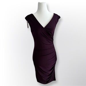 Marc New York Purple V Neck Dress | Size 2